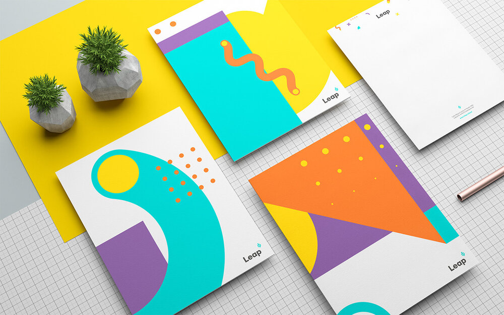 Leap project  by Menta Picante. Featured in the Brand Cards.