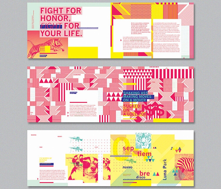 Brochure design by Dolores Oliver.