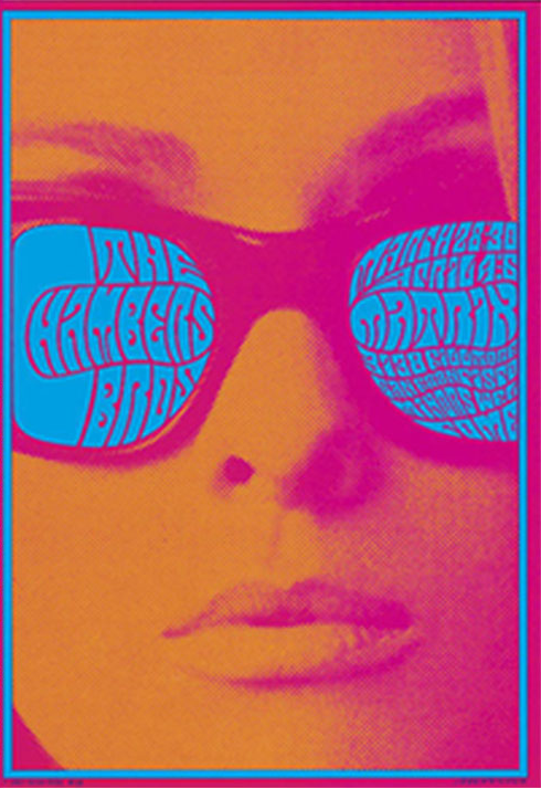 Victor Moscoso - poster for the Chamber Brothers, 1967.