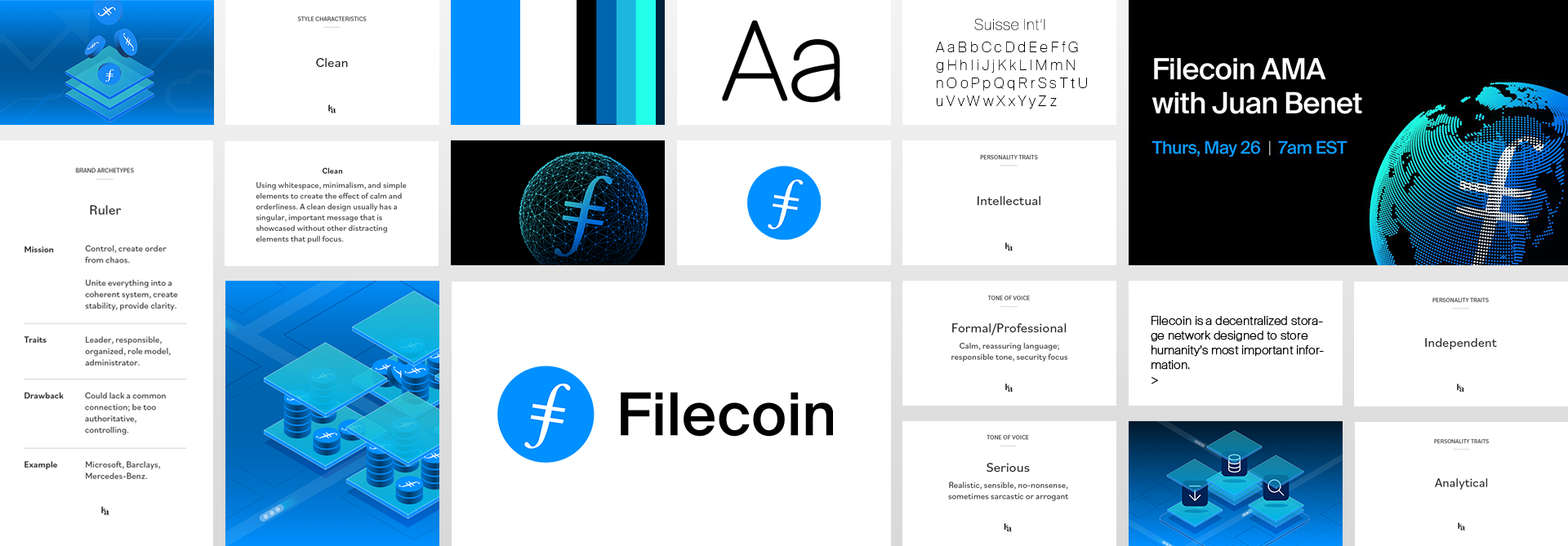 Filecoin brand moodboard